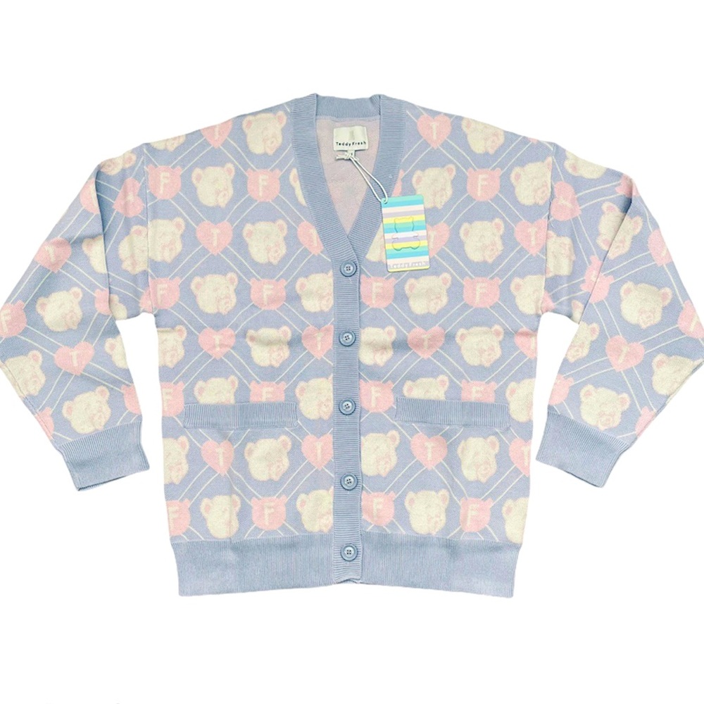 TF x Care Bears SOLD OUT argyle pastel cardigan